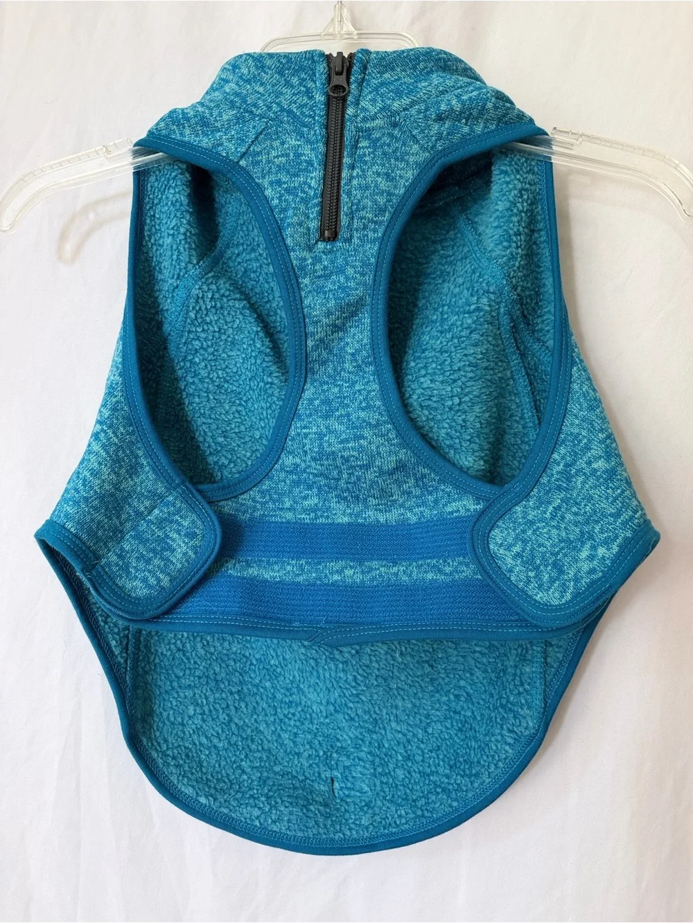 Outdoor Dog Hiking Fleece Vest Kurgo Teal Blue